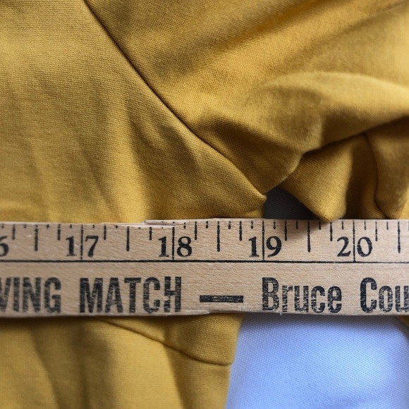 Dainty Jewells Yellow Bateau Neck Bell Sleeve Dress - Picture 6 of 16